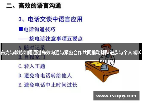 布克与教练如何通过高效沟通与紧密合作共同推动球队进步与个人成长